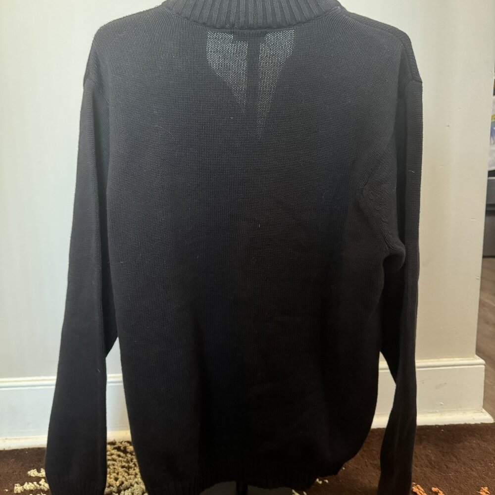 IZOD Zip Up Sweater Medium image 3